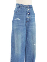 MM6 Baggy Fit Distressed Jeans Bottom arcadeshops.com