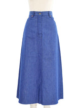 Gucci Raw Hem Denim Skirt