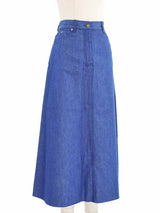 Gucci Raw Hem Denim Skirt