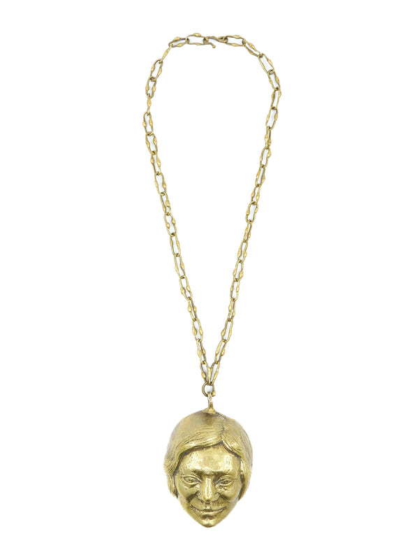 Pal Kepenyes Brass Figurehead Necklace Jewelry arcadeshops.com