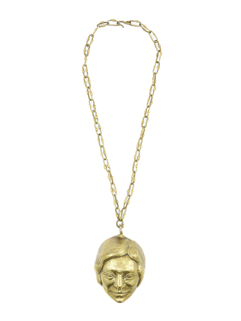 Pal Kepenyes Brass Figurehead Necklace Jewelry arcadeshops.com