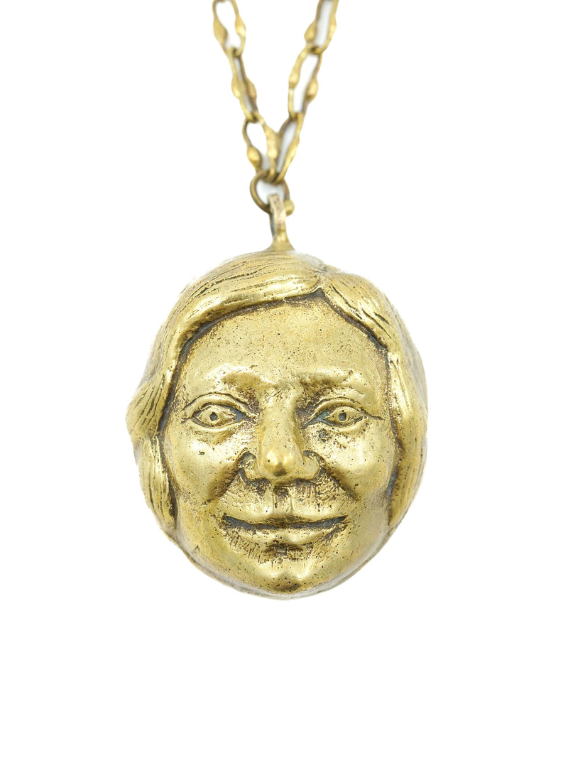 Pal Kepenyes Brass Figurehead Necklace Jewelry arcadeshops.com