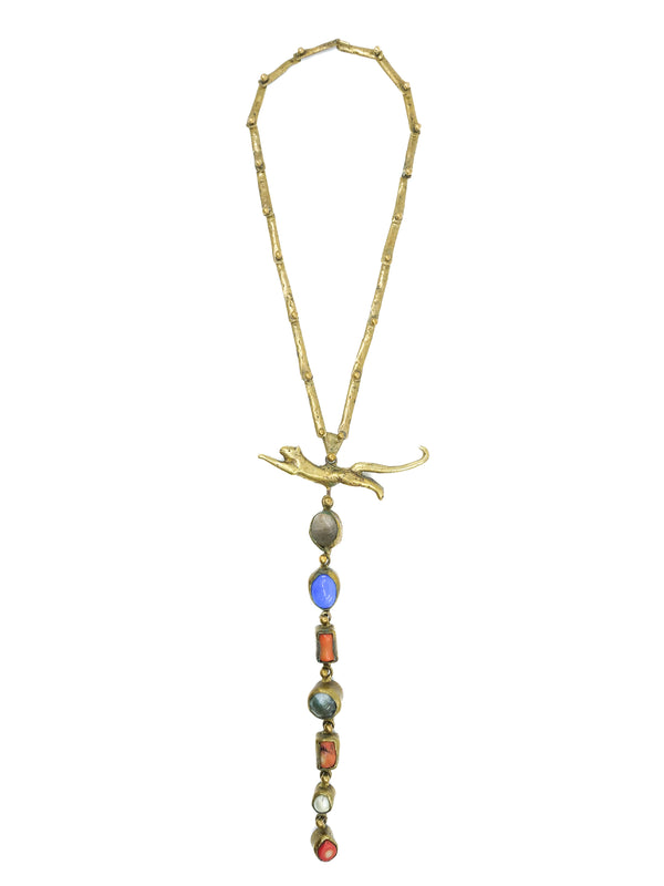 Pal Kepenyes Feline Figurine Necklace Jewelry arcadeshops.com