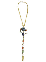 Pal Kepenyes Coral and Stone Drop Necklace Jewelry arcadeshops.com