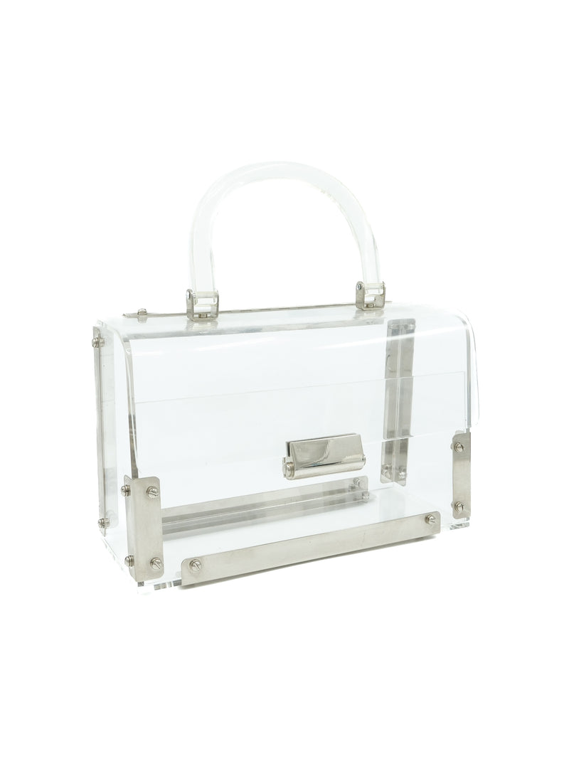 Lucite Top Handle Bag Accessory arcadeshops.com
