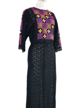 2014 Valentino Floral Eyelet Lace Maxi Dress Dress arcadeshops.com