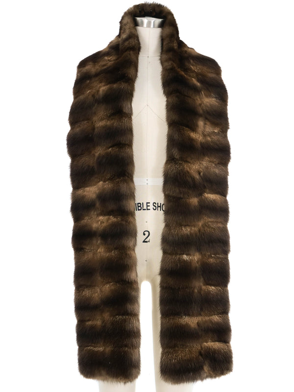 Sable Fur Scarf