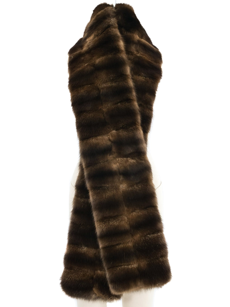 Sable Fur Scarf