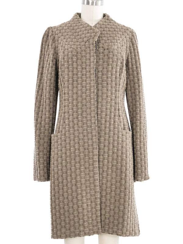 2011 Yeohlee Taupe Textured Knit jacket
