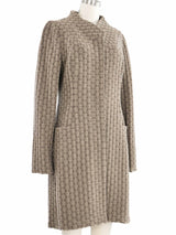 2011 Yeohlee Taupe Textured Knit jacket