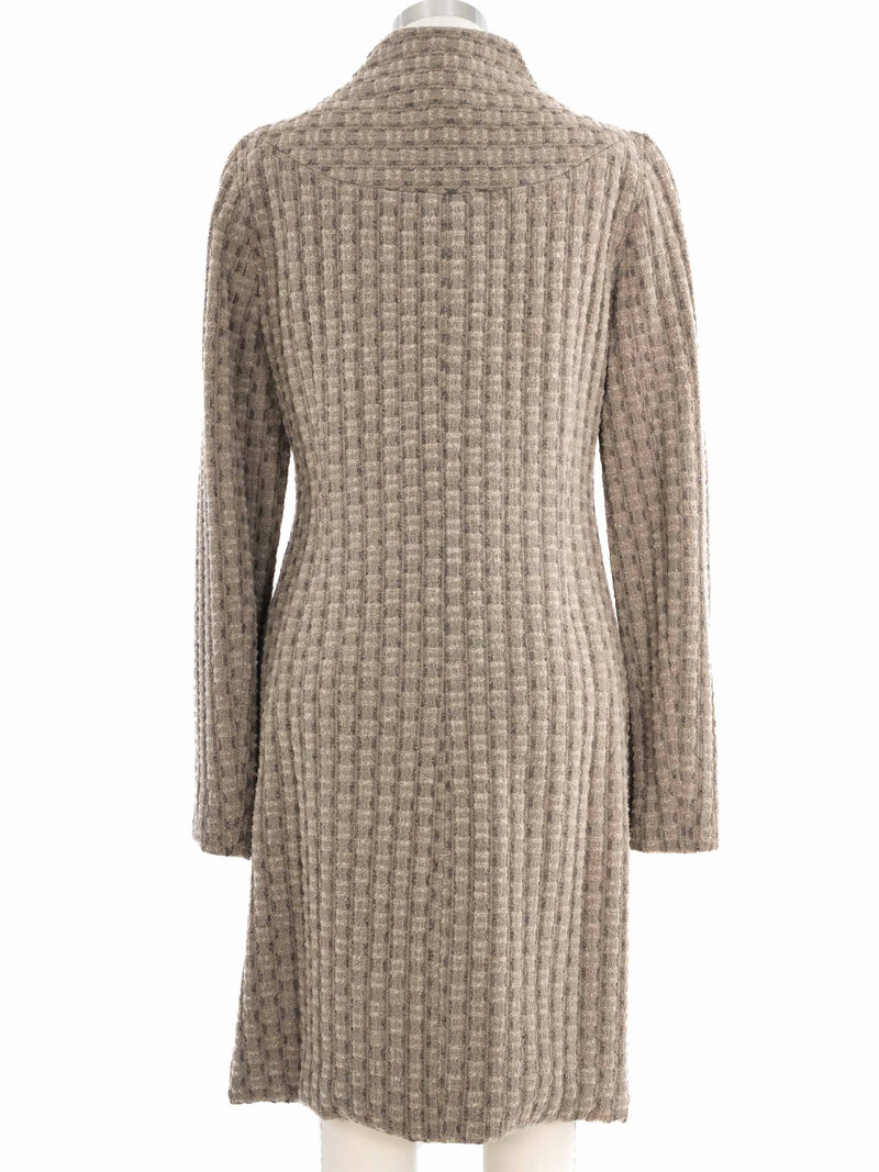 2011 Yeohlee Taupe Textured Knit jacket