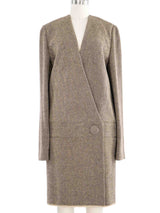 2002 Yeohlee Oversized Herringbone Coat Outerwear arcadeshops.com