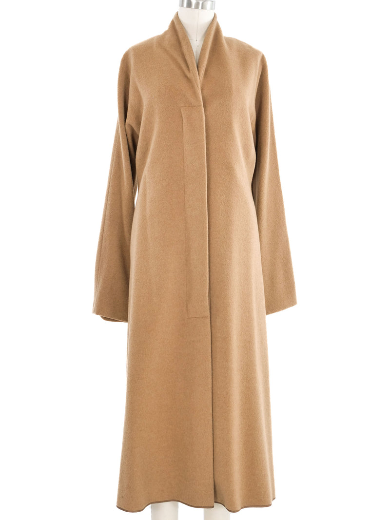 2006 Yeohlee Camel Felted Wool Duster Outerwear arcadeshops.com