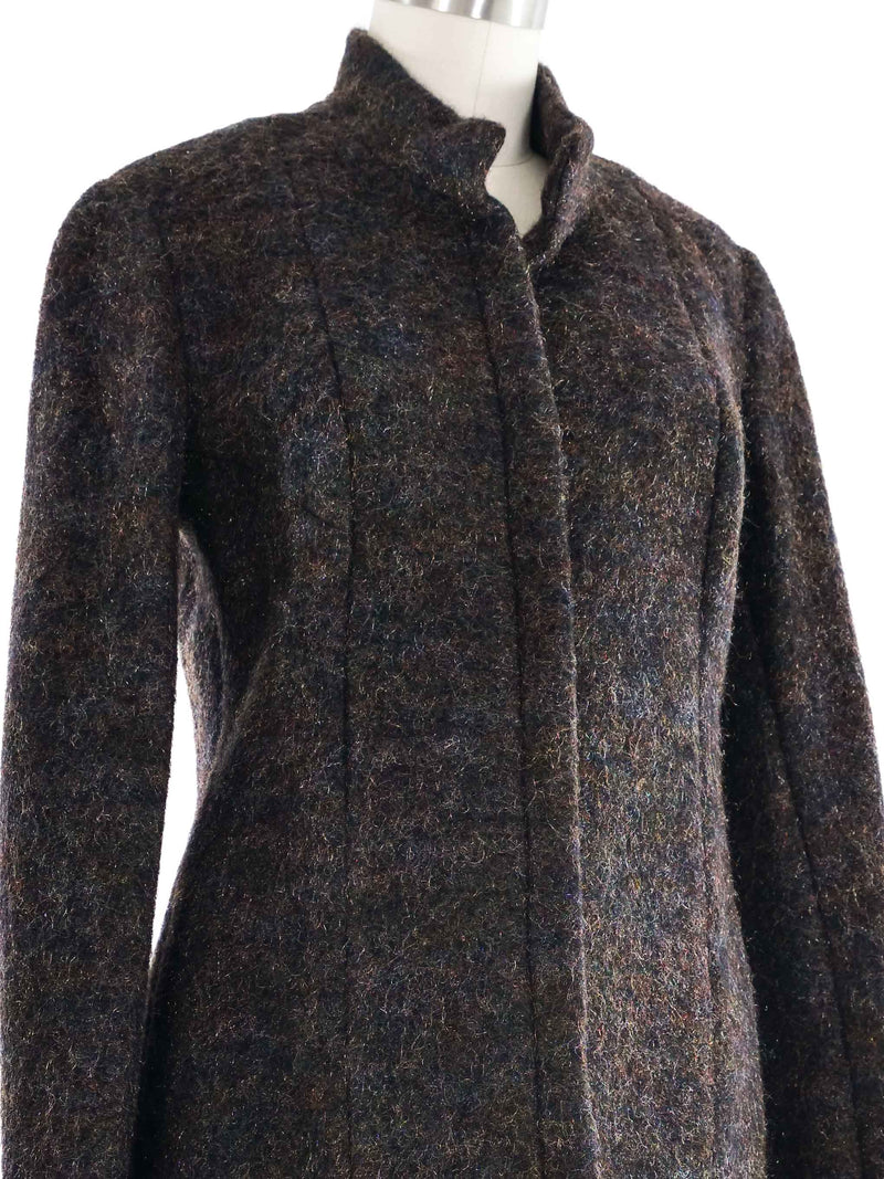 2000 Yeohlee Metallic Felted Wool Jacket