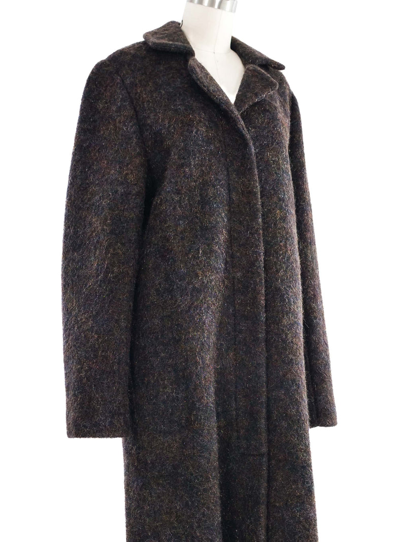 2000 Yeohlee Metallic Felted Wool Coat