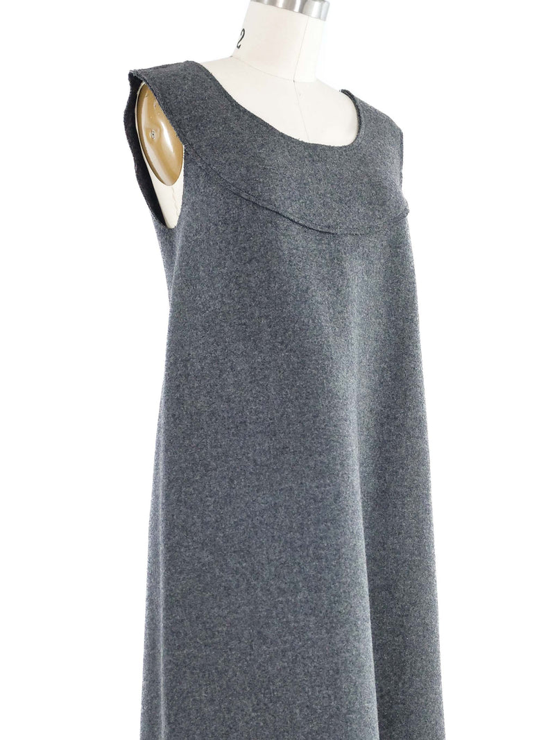 2007 Gray Wool Felt Jumper Dress arcadeshops.com