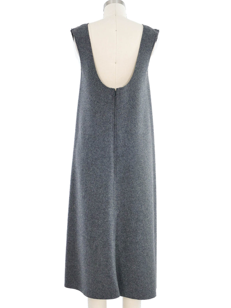 2007 Gray Wool Felt Jumper Dress arcadeshops.com