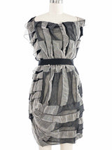 2010 Yeohlee Belted Ruffle Tank Dress Dress arcadeshops.com