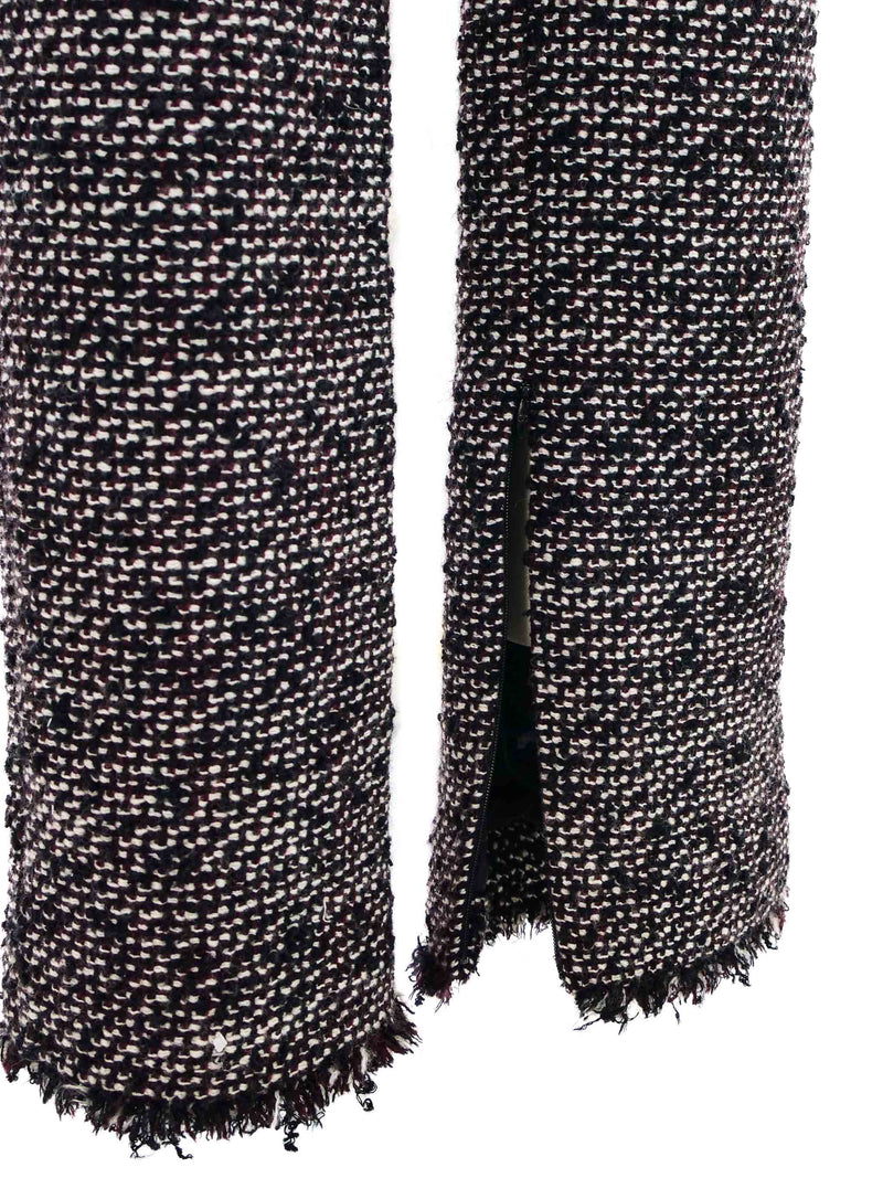 Chanel Tweed and Leather Trousers