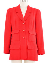 1995 Chanel Red Jacket