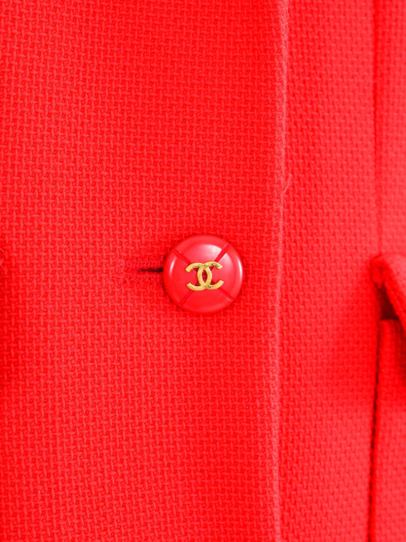 1995 Chanel Red Jacket