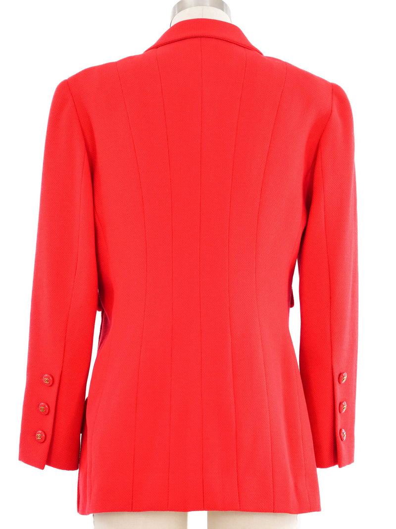 1995 Chanel Red Jacket