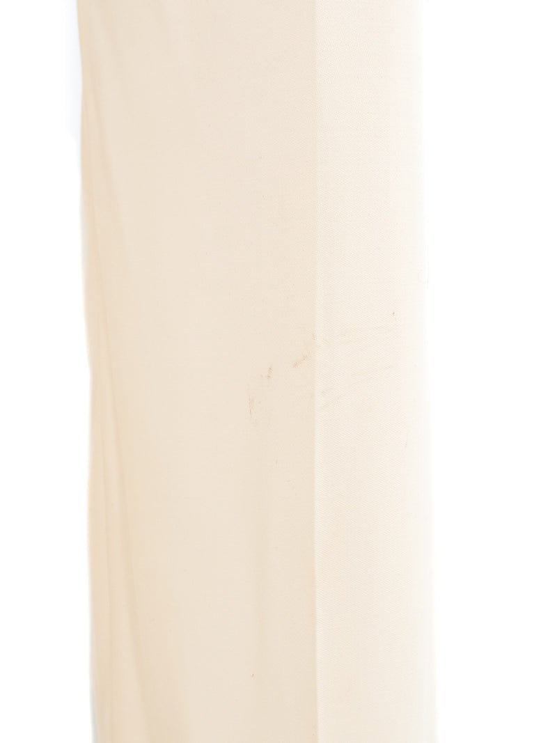 2008 Christian Dior Ivory Suspender Trousers