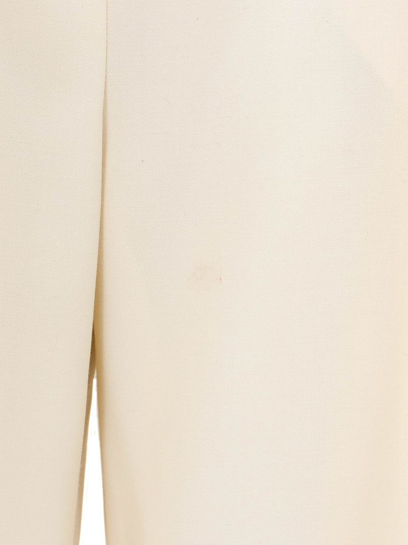 2008 Christian Dior Ivory Suspender Trousers
