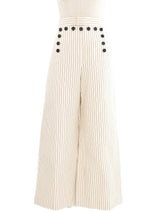 2021 Christian Dior Striped Sailor Pants