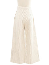 2021 Christian Dior Striped Sailor Pants