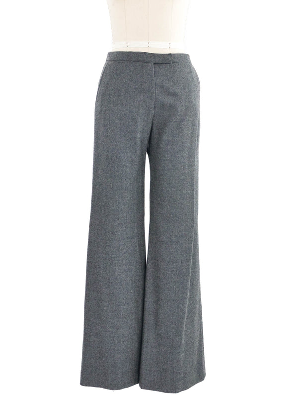 2004 Balenciaga Gray Wool Trousers