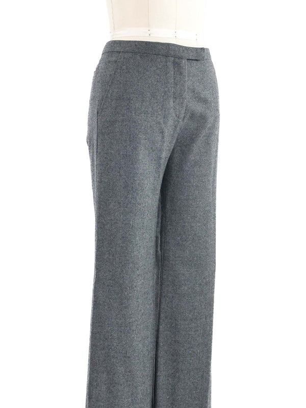 2004 Balenciaga Gray Wool Trousers