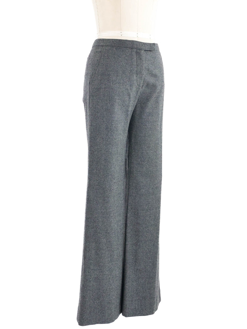2004 Balenciaga Gray Wool Trousers