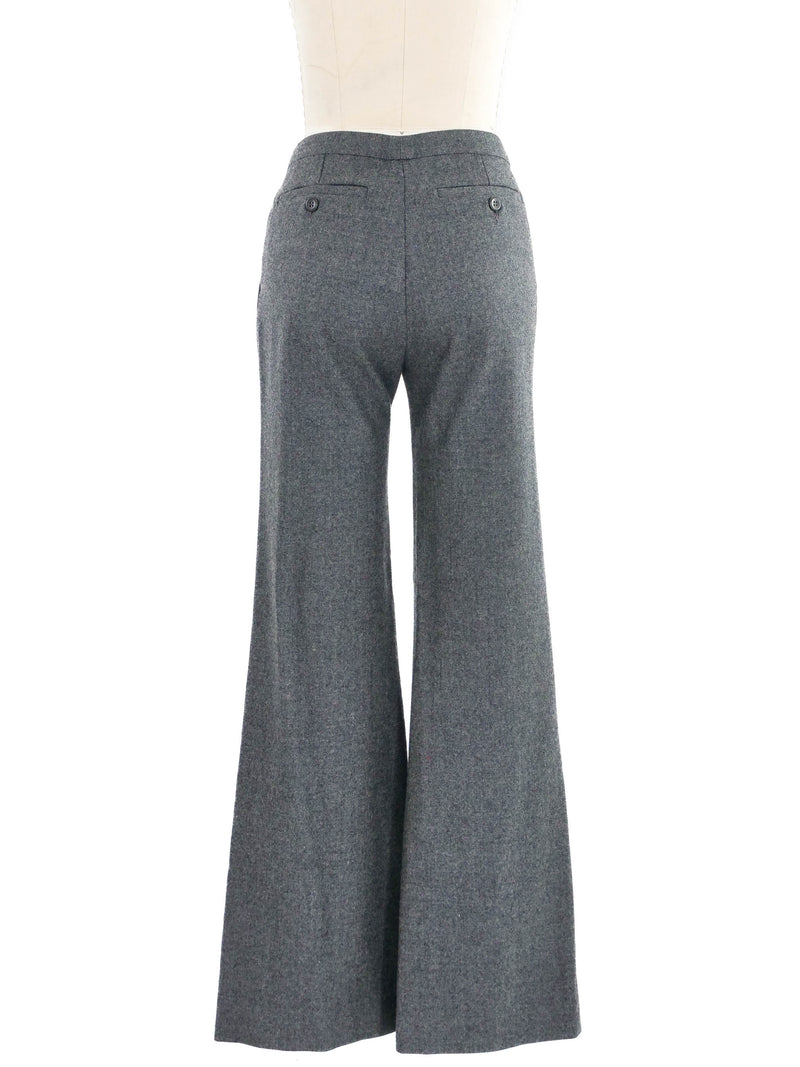 2004 Balenciaga Gray Wool Trousers