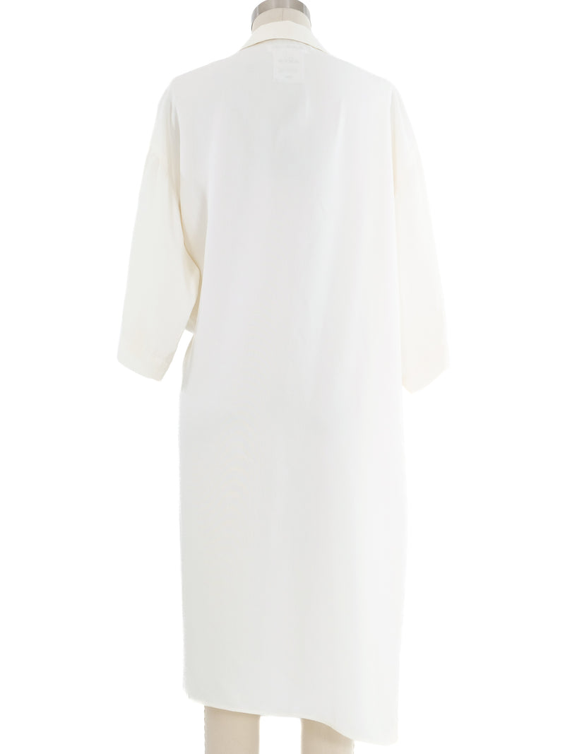 Yohji Yamamoto Ivory Wrap Tunic