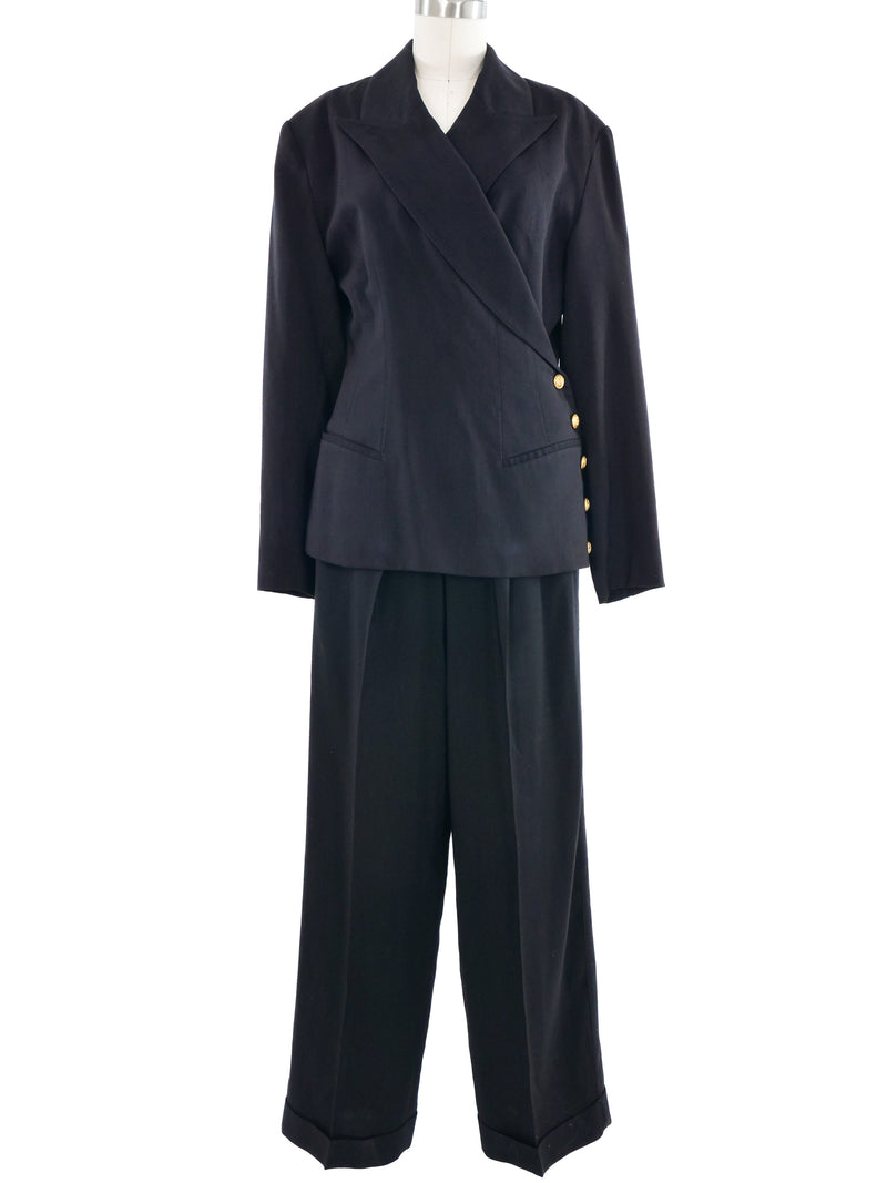 Plein Sud Wrap Front Pant Suit
