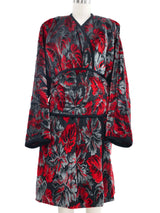 Yeohlee Metallic Floral Tapestry Robe Outerwear arcadeshops.com
