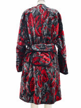 Yeohlee Metallic Floral Tapestry Robe Outerwear arcadeshops.com