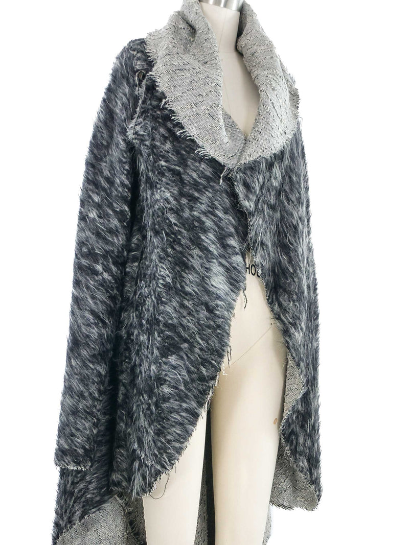 2009 Yeohlee Melange Alpaca Cardigan And Hood