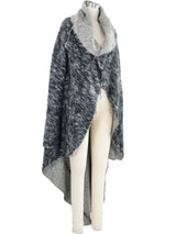 2009 Yeohlee Melange Alpaca Cardigan And Hood