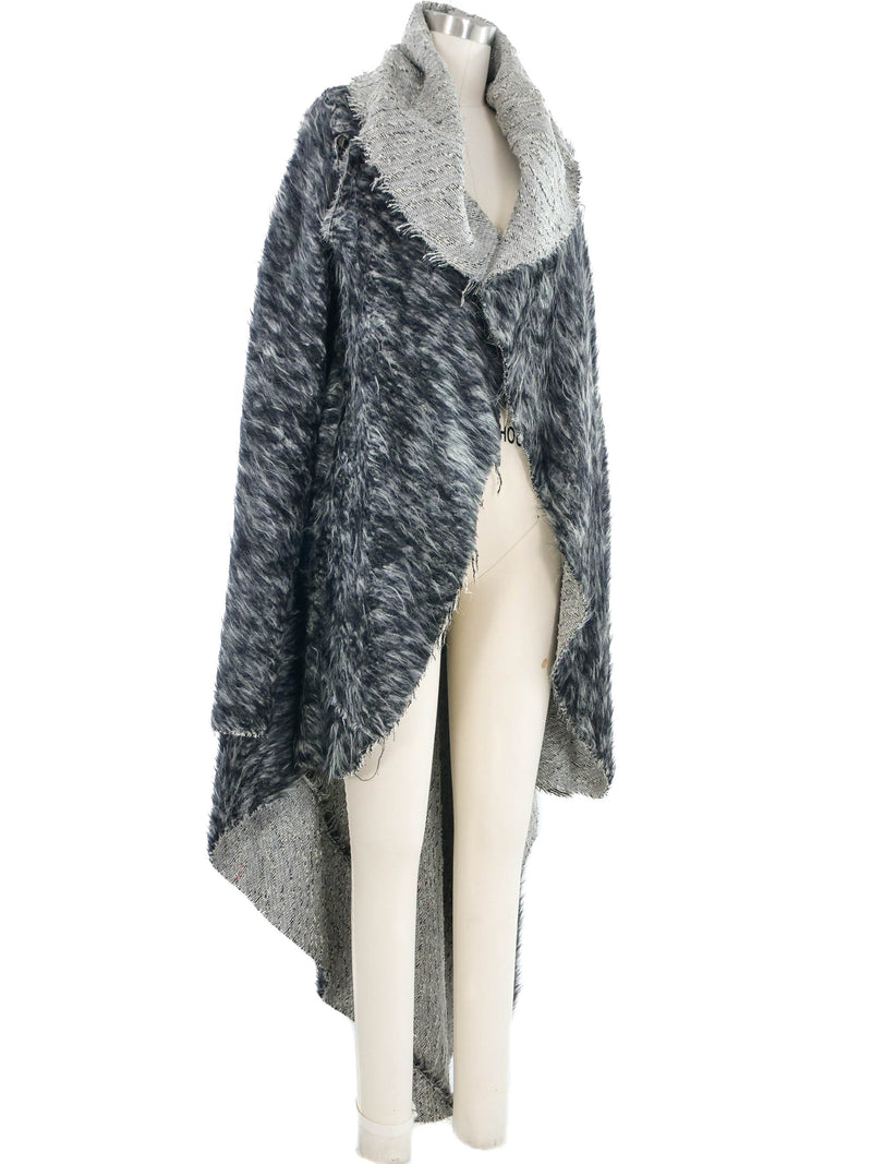 2009 Yeohlee Melange Alpaca Cardigan And Hood