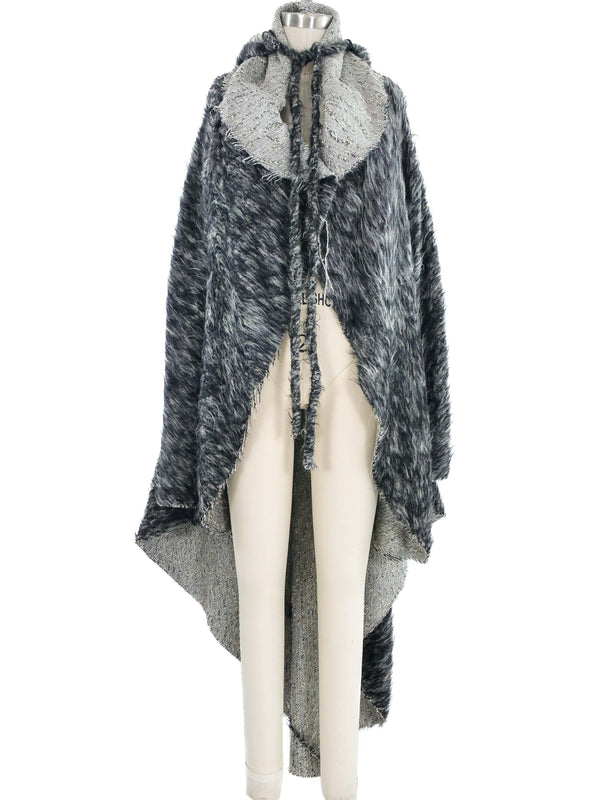 2009 Yeohlee Melange Alpaca Cardigan And Hood