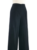 2002 Yeohlee Black Wide Leg Trousers Bottom arcadeshops.com
