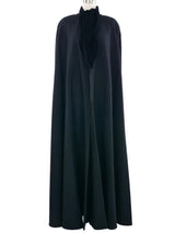 1992 Yeohlee Black Wool Cape Outerwear arcadeshops.com