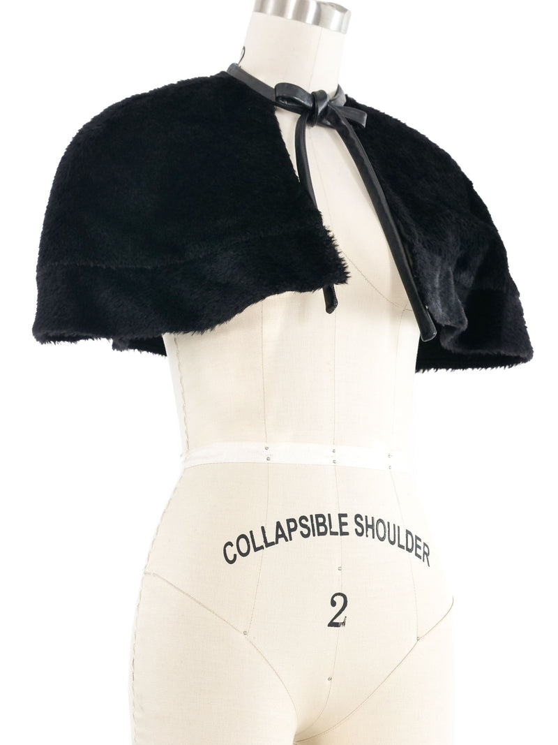 2002 Yeohlee Black Felted Shrug Jacket arcadeshops.com