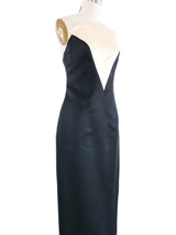 1995 Yeohlee Black and White Sheath Gown Dress arcadeshops.com