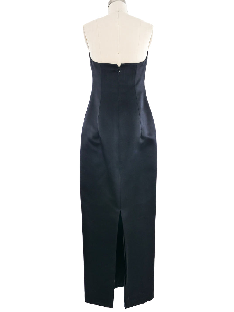 1995 Yeohlee Black and White Sheath Gown Dress arcadeshops.com