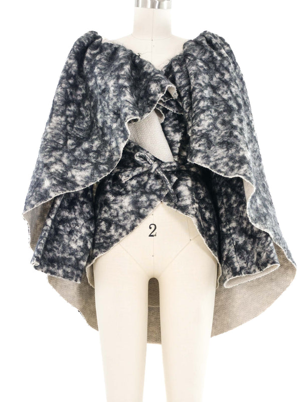 2011 Yeohlee Felted Boucle Cape Jacket