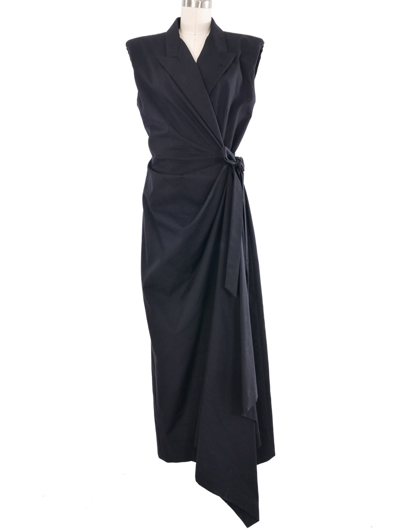 Dries Van Noten Sleeveless Wrap Dress Dress arcadeshops.com