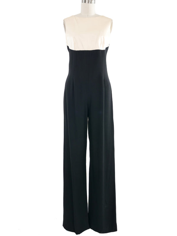 Angelo Tarlazzi Bow Accented Jumpsuit Jumpsuit arcadeshops.com
